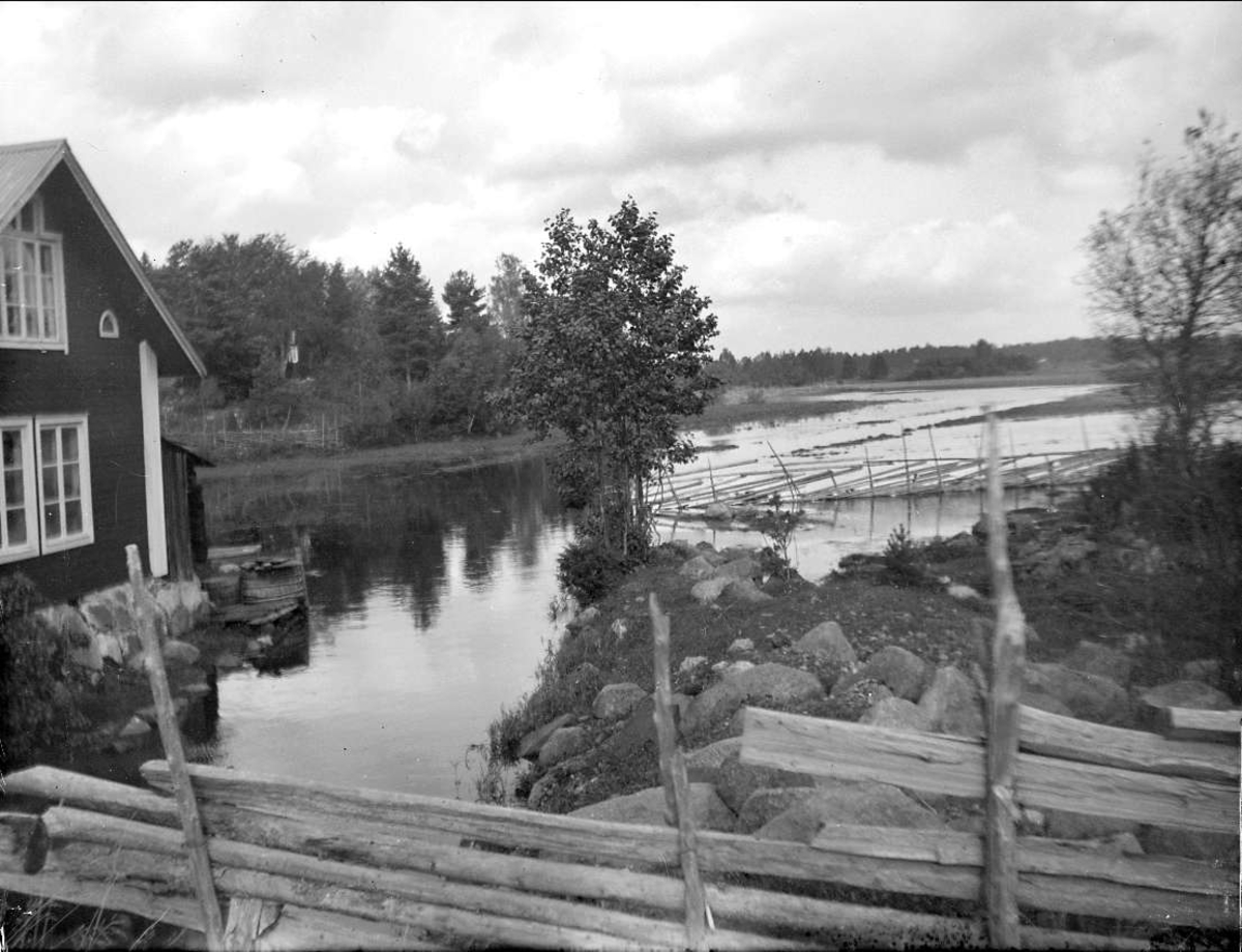 August Fredrik Schagerström, Flood in Tegelsmora parish, Uppland, September 1927