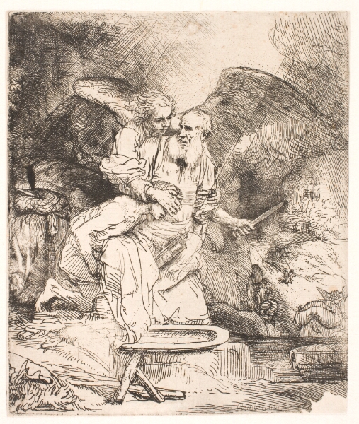 Rembrandt van Rijn, Abrahams offer