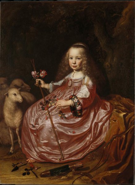 Dirck van Santvoort, Portrait of Clara Alewijn