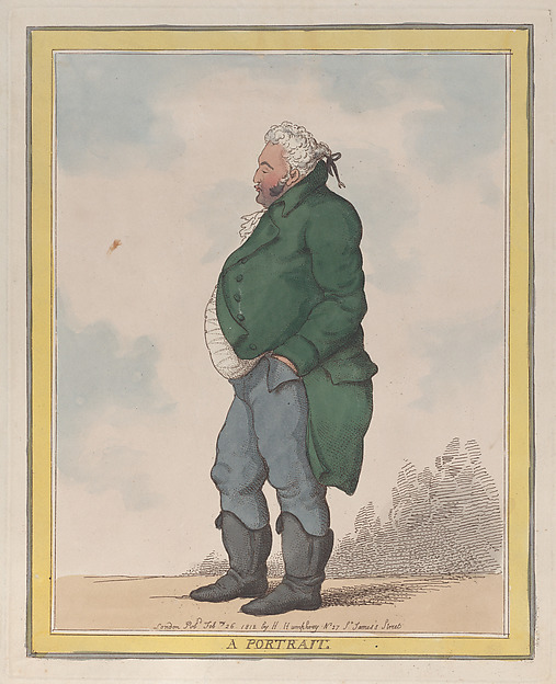 Thomas Rowlandson, A Portrait (George, 3rd Earl of Pomfret)