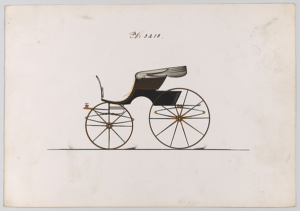 Brewster & Co., Design for Road Wagon, no. 3210