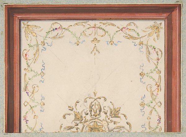 Jules-Edmond-Charles Lachaise, Design for a ceiling