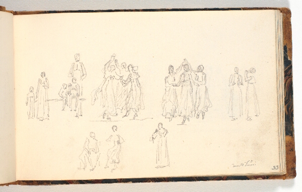 Martinus Rørbye, Dansende og spillende figurer