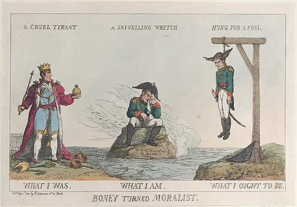 Thomas Rowlandson, Boney Turned Moralist