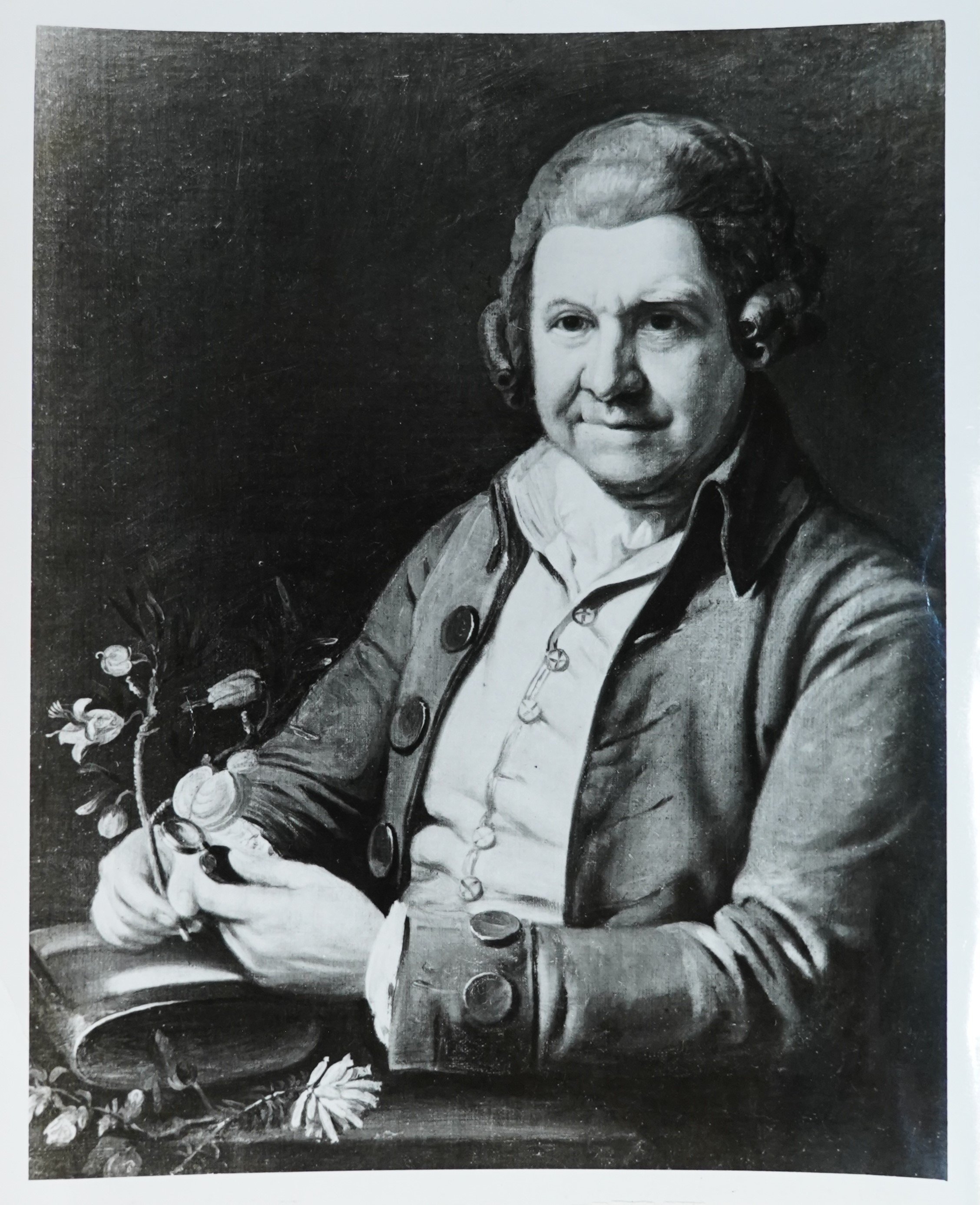Unknown artist, Fotoreproduktion eines gemalten Porträts von William Aiton