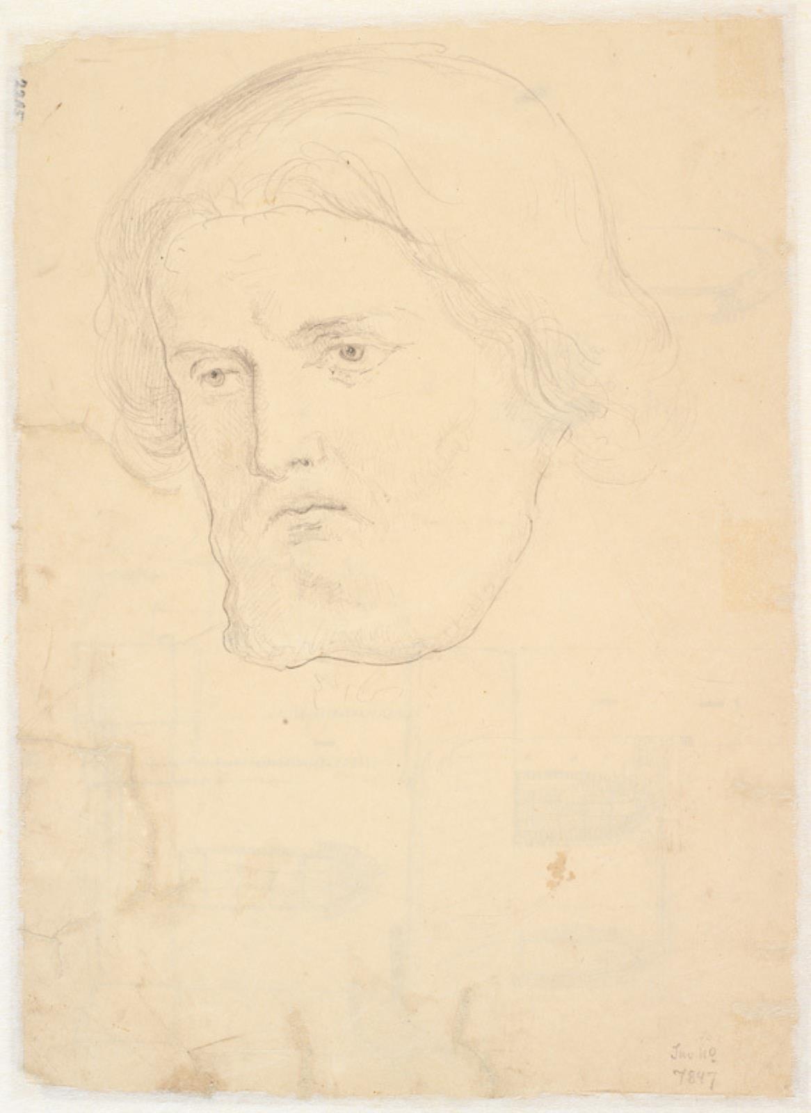Dankvart Dreyer, Et mandshoved (Kristus?)