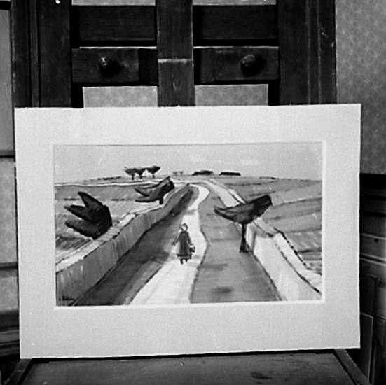 Knut Borg, Tavla. Gösta Thålin