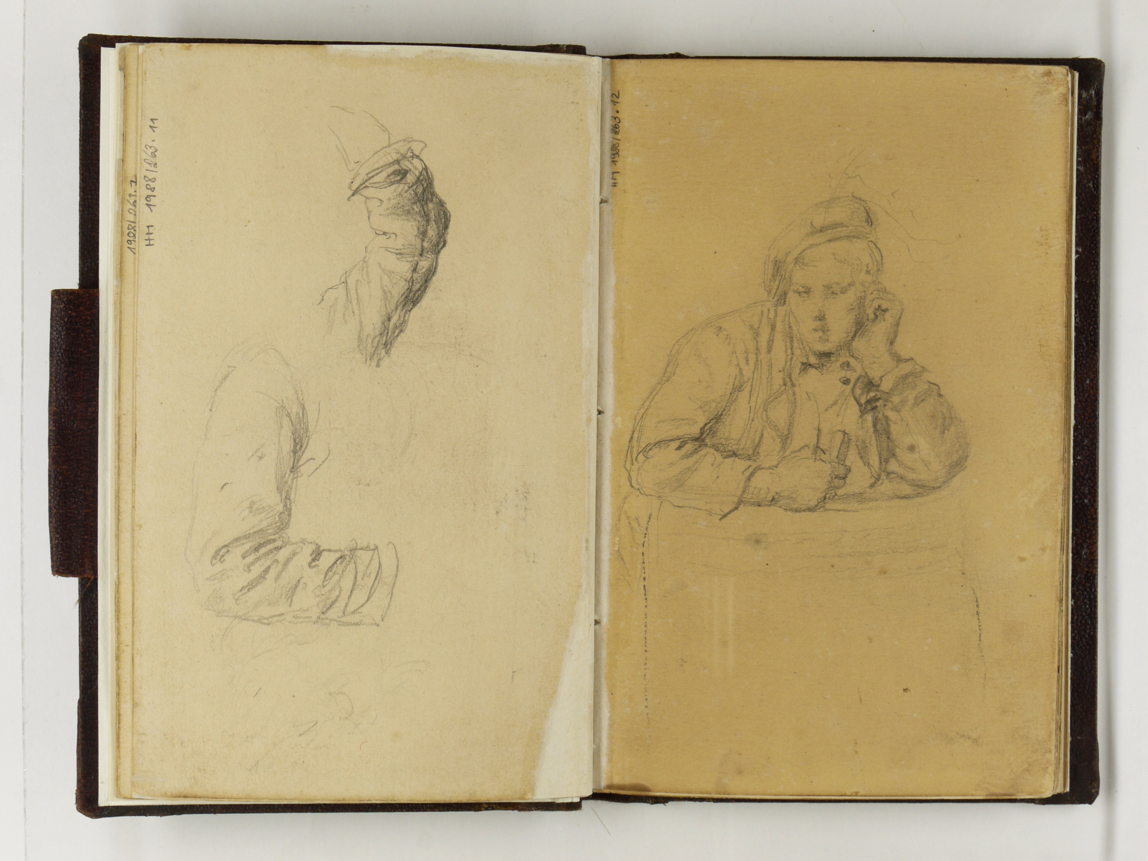 Johann Jakob Serr, Studienzeichnungen zum Herbstfest bei Rhodt (HMP_1988_0183)