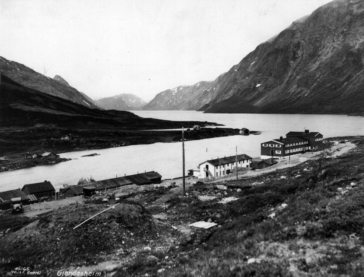 Anders Beer Wilse, Gjendesheim, Gjende, Jotunheimen