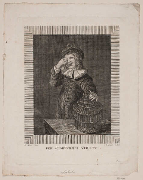 Gerhard Ludvig Lahde, Der smerzhafte verlust