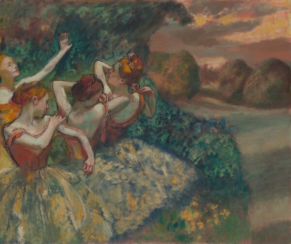 Edgar Degas, Four Dancers