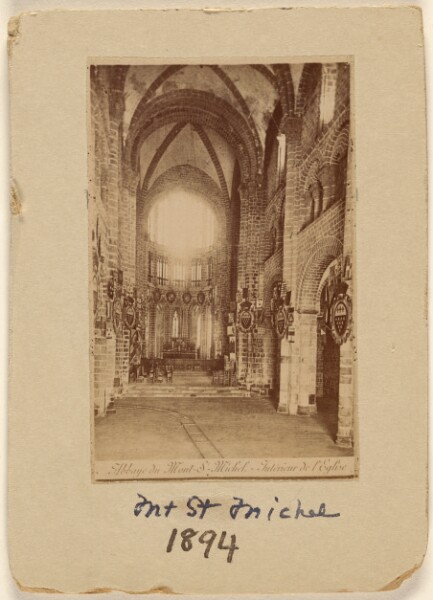 Unknown, Abbaye du Mont Saint Michel - Interieur de l'Eglise