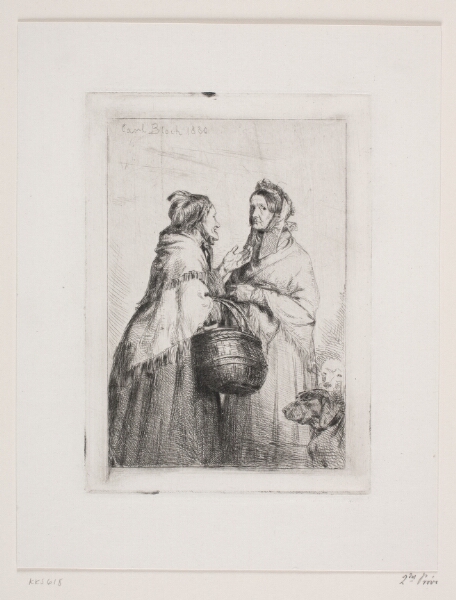 Carl Bloch, De sladrende koner
