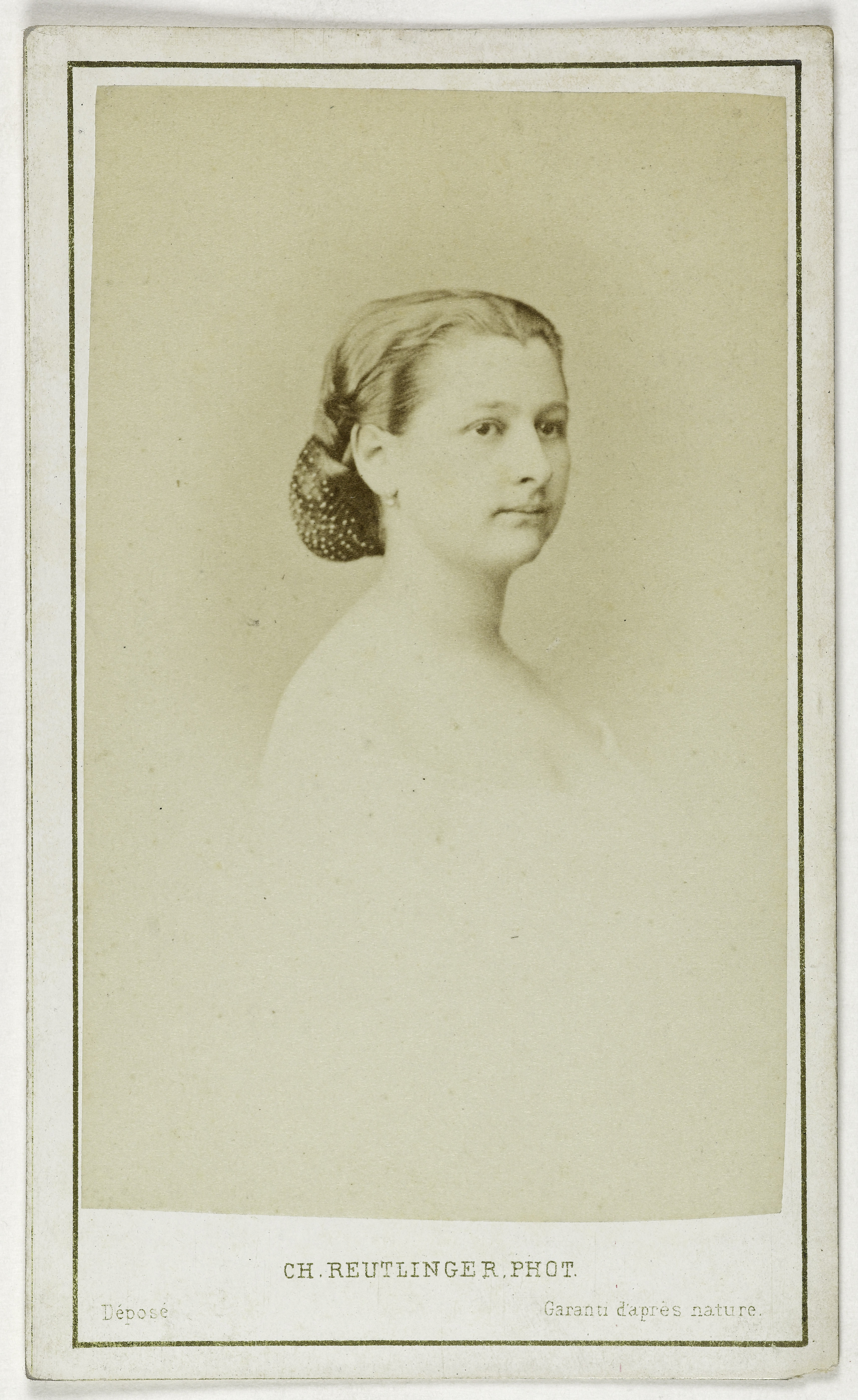 Charles Reutlinger, Portrait de Julia Henry, actrice