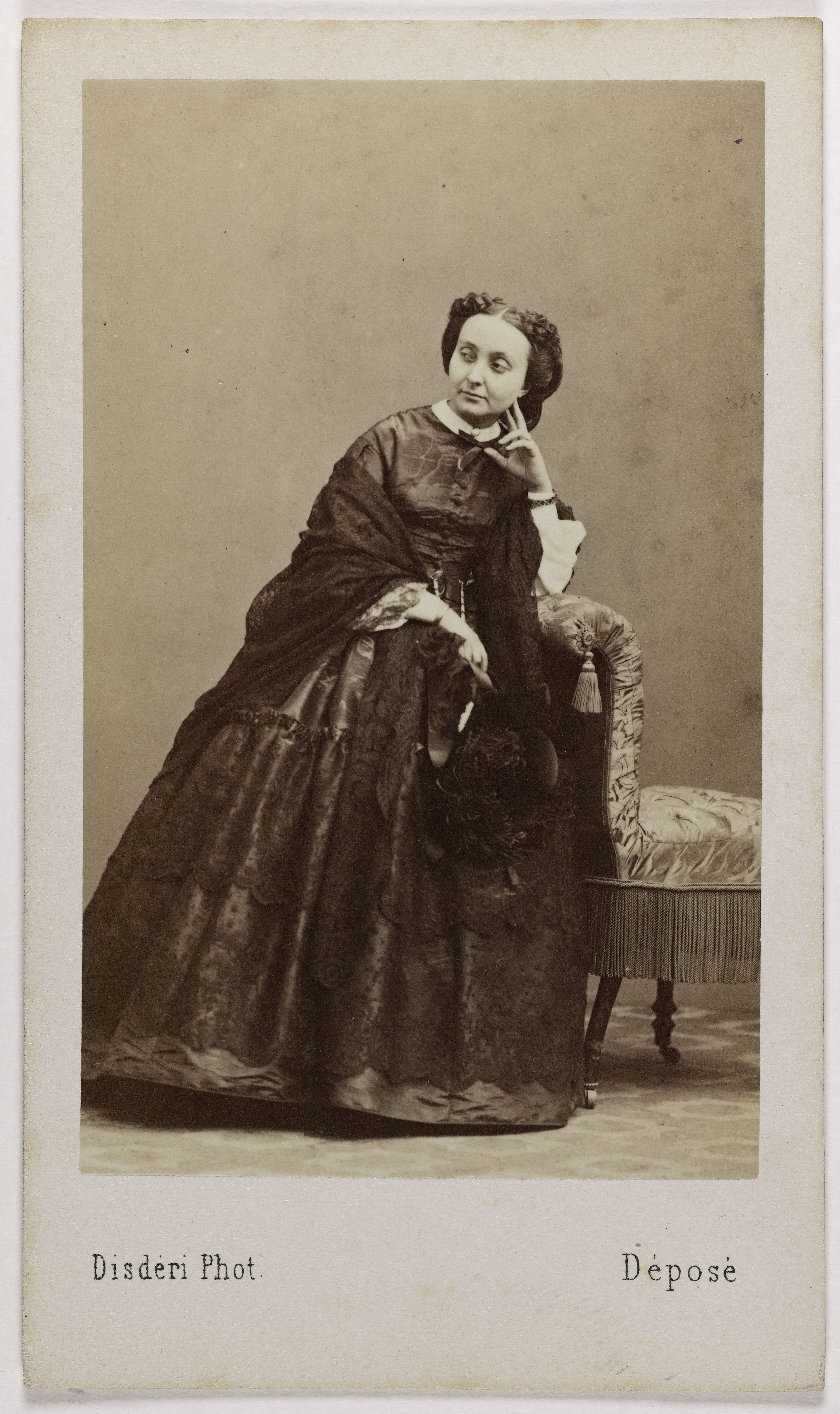 Disderi & Cie, Portrait de la Princesse Charlotte Bonaparte, comtesse Primoli (1832-1901)