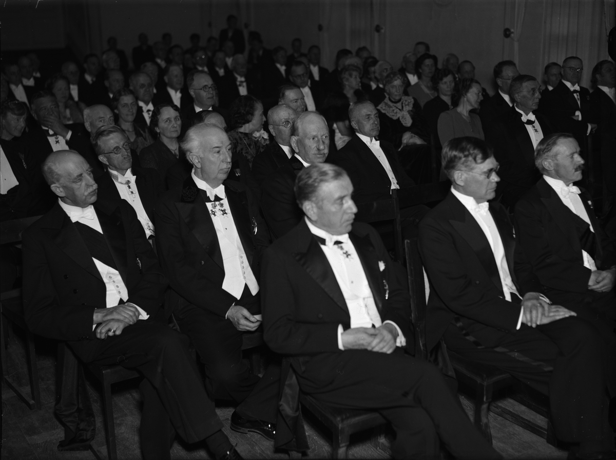 Paul Sandberg, “Gustav Adolfsakademien celebrated his tenth anniversary” -the solemn meeting at the student nation of the Värmland, Uppsala November 1942