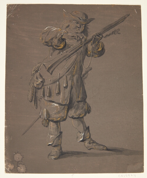 Johan le Ducq, Soldat med gevær