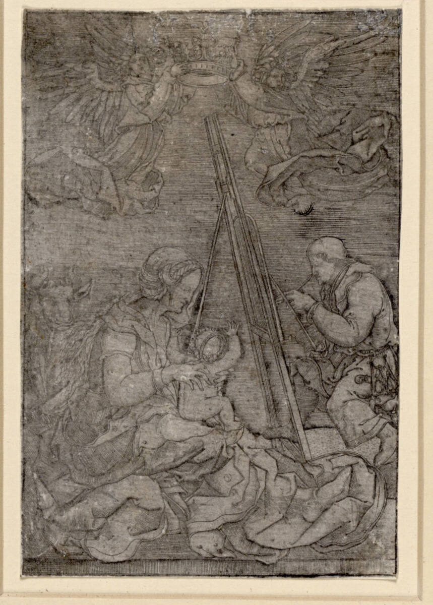 Anonym, Lukas die Madonna malend