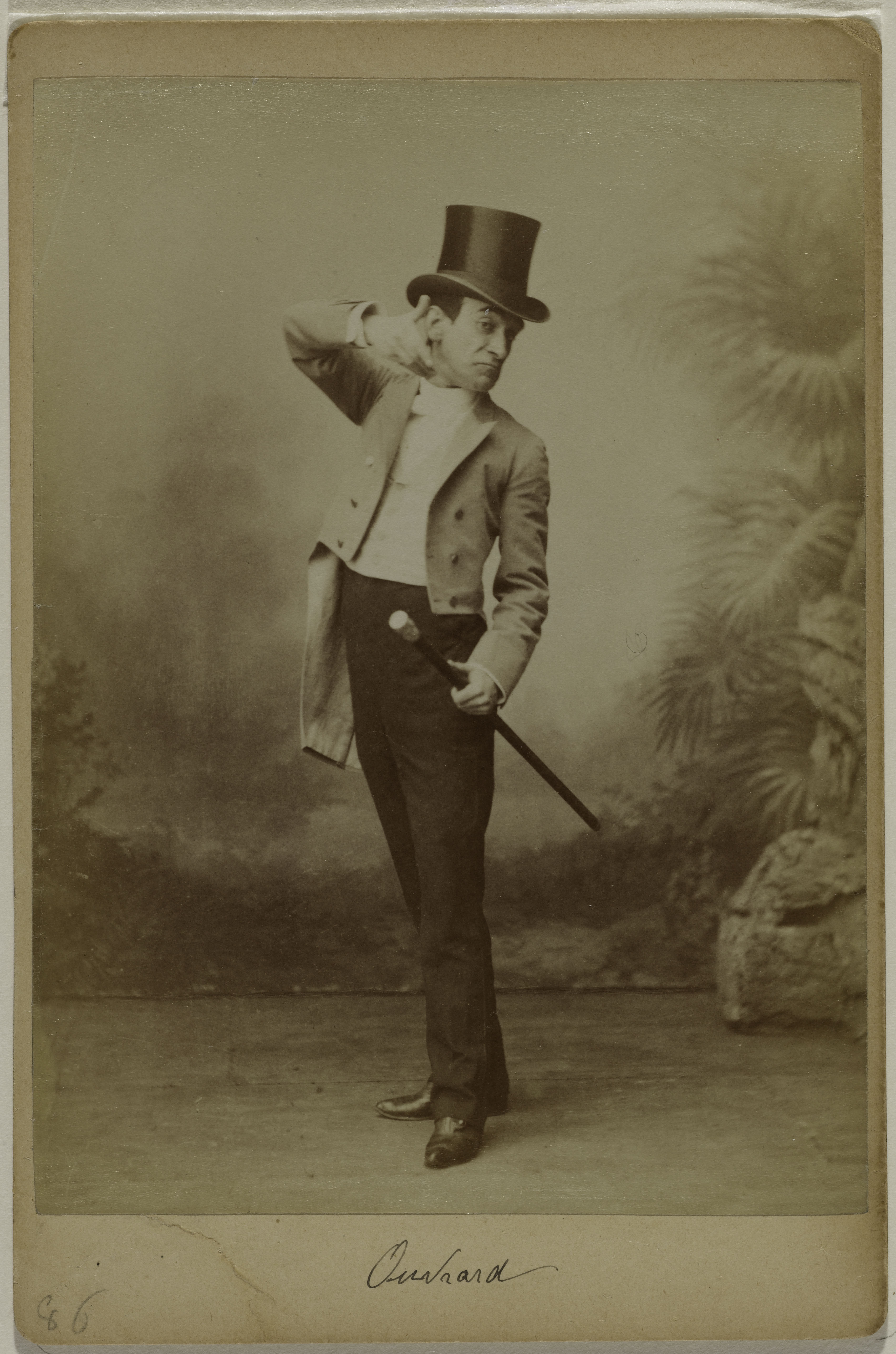 Anonyme, Portrait du comédien Ouvrard