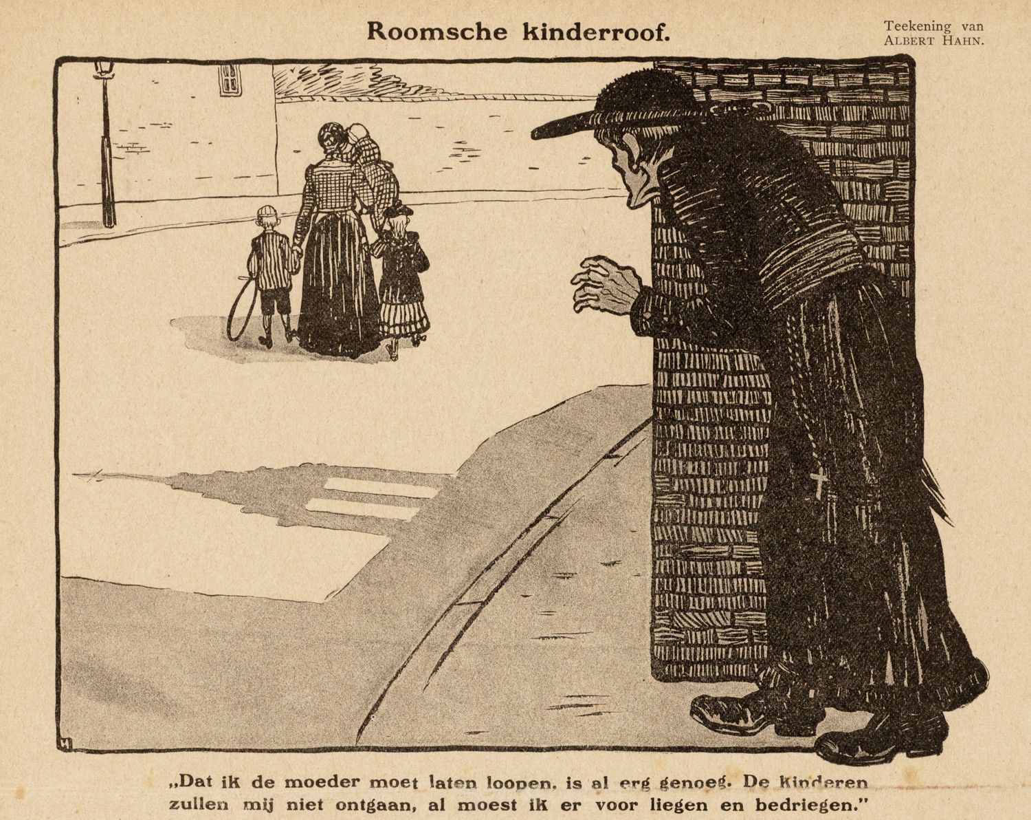 Hahn, Albert,draughtsman., Roomsche kinderroof