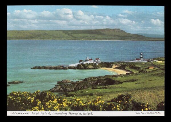 Hinde, John Wilfrid, Inishowen Head, Lough Foyle & Londonderry Mountains, Ireland