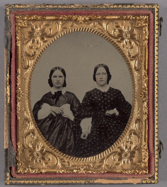 Unknown, [Portrait of Two Seated Women]