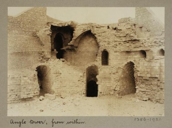 K.A.C. Creswell, Angle tower in Burj al-Zafar, Cairo