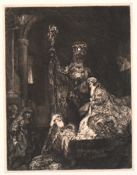 Rembrandt van Rijn, Fremstillingen i templet