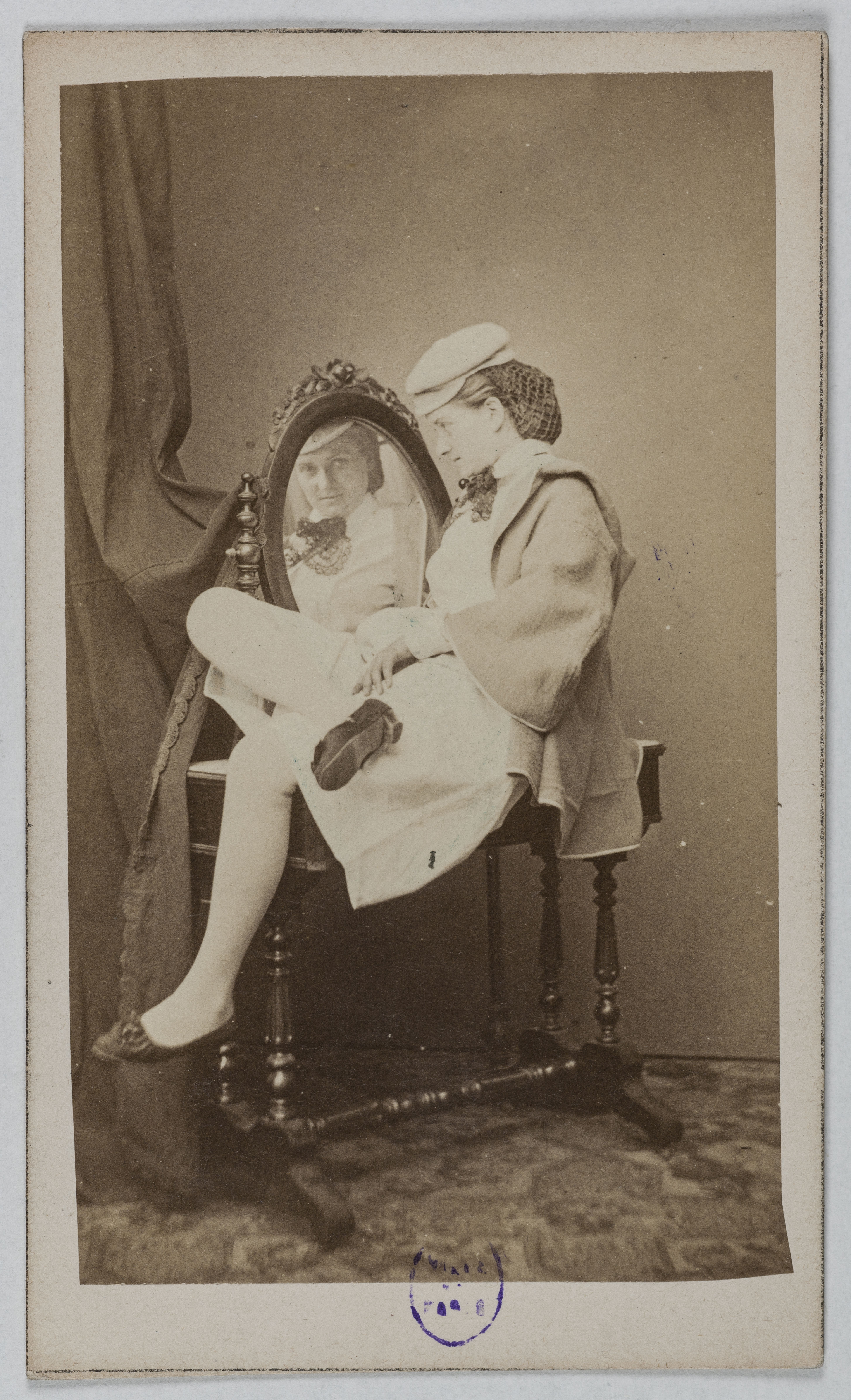 Anonyme, Portrait d'Eva (actrice)