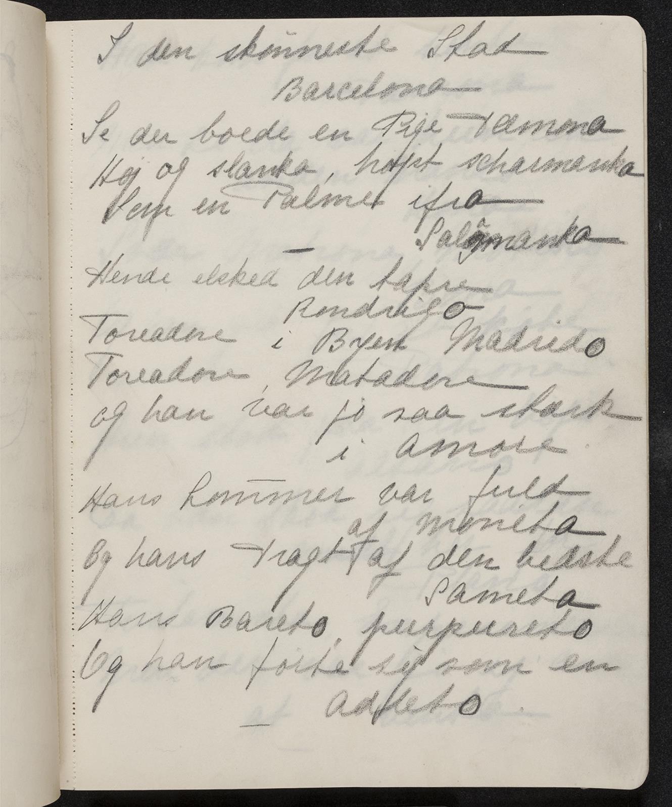 J.A. Jerichau (II), Digt