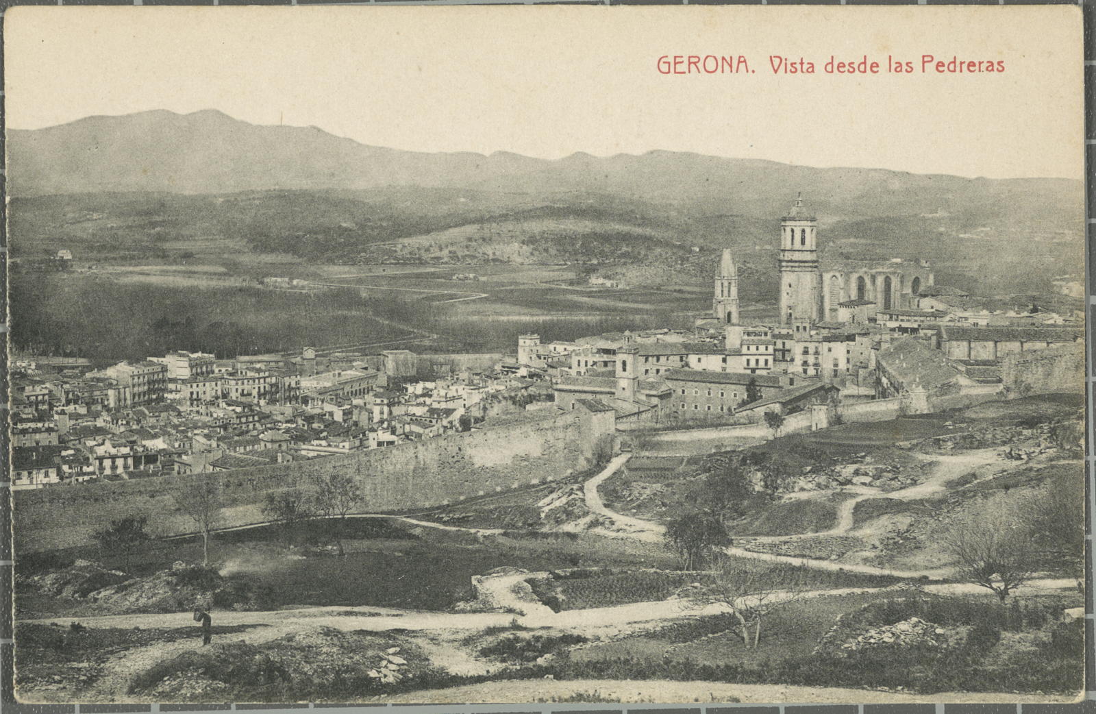 Desconegut, 2-Gerona. Vista desde las Pedreras