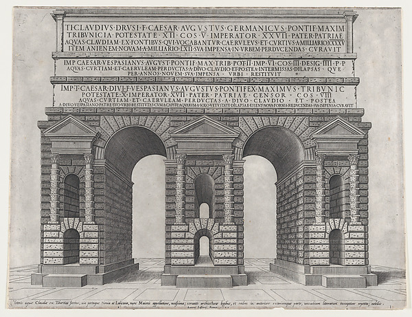 Anonymous, Porta Maggiore, from "Speculum Romanae Magnificentiae"