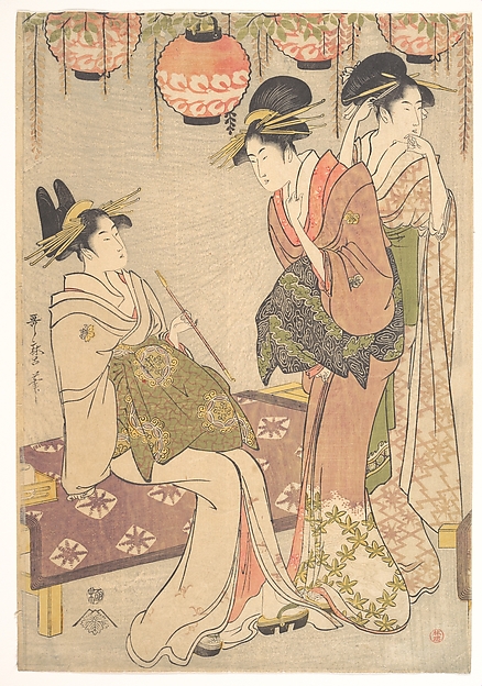 Kitagawa Utamaro, Three Courtesans