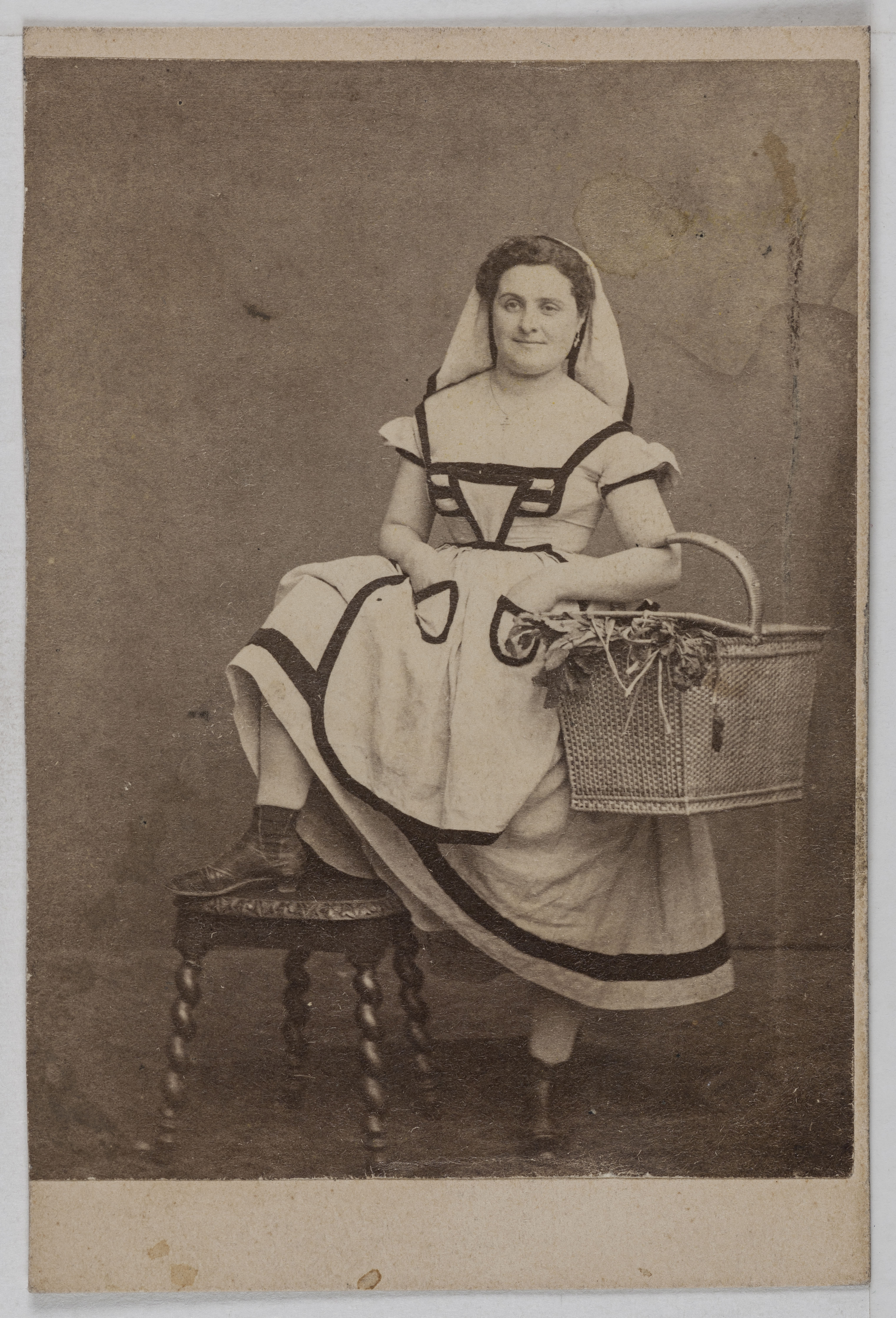 Anonyme, Portrait de Marguerite, (actrice)
