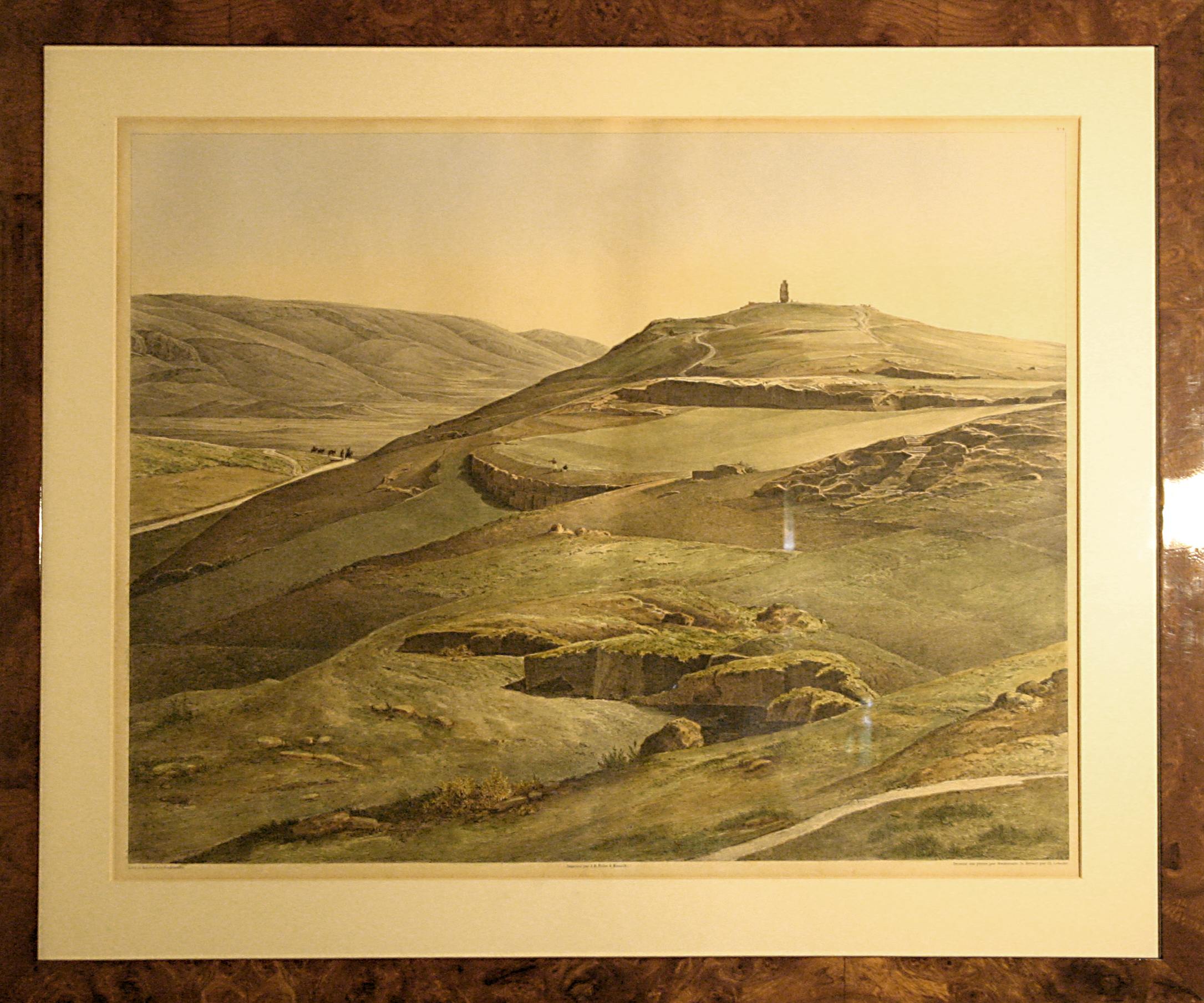 Stademann August Ferdinand, Ο λόφος των Μουσών και η Πνύκα (Panoramablatt Nro. 2: Museon und Pnyx)
