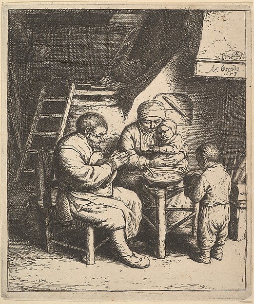 Adriaen van Ostade, The Blessing