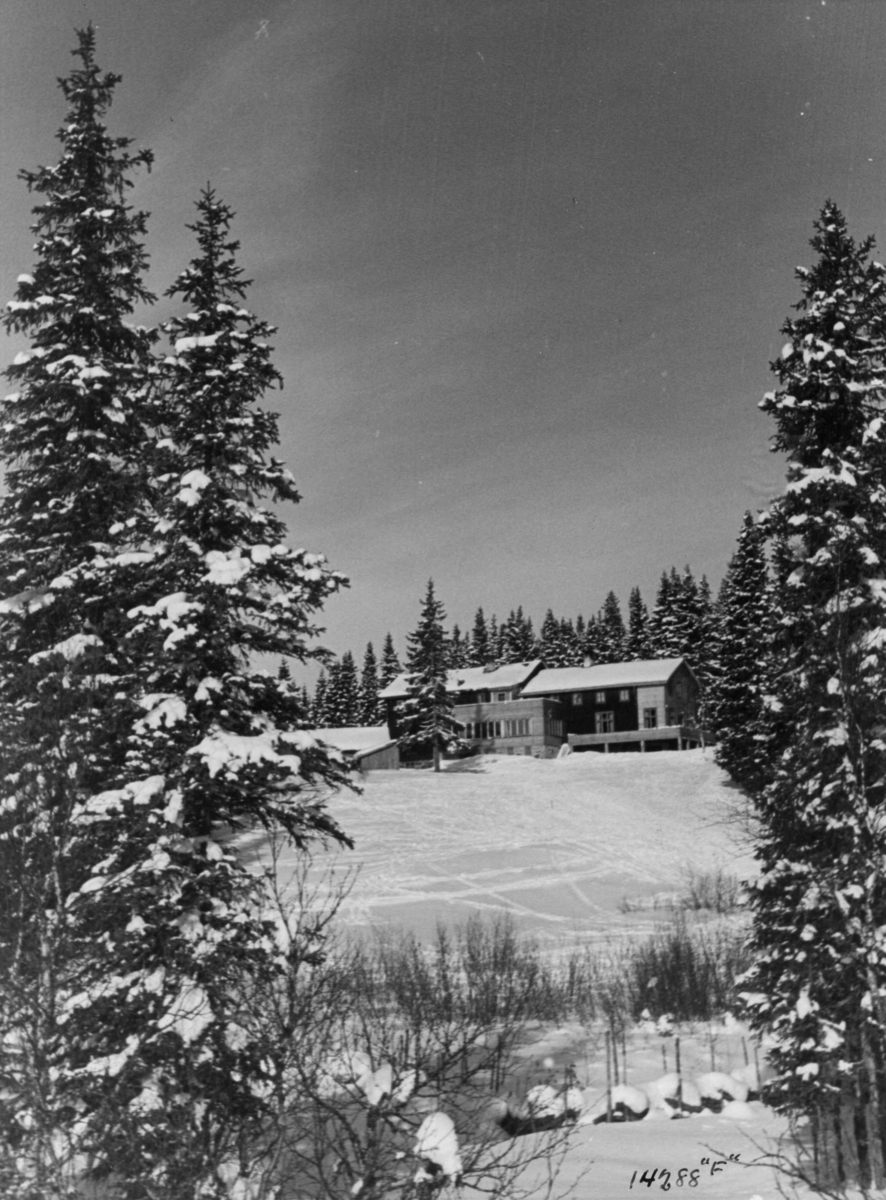 Anders Beer Wilse, Ringkollen Hotell, Vinter, Sno