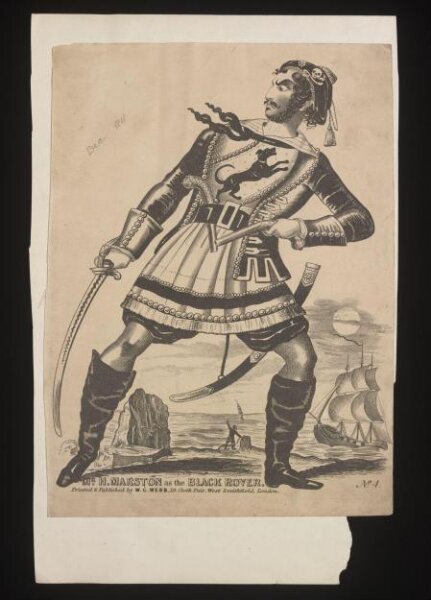 unknown, Mr. H. Marston as the Black Rover