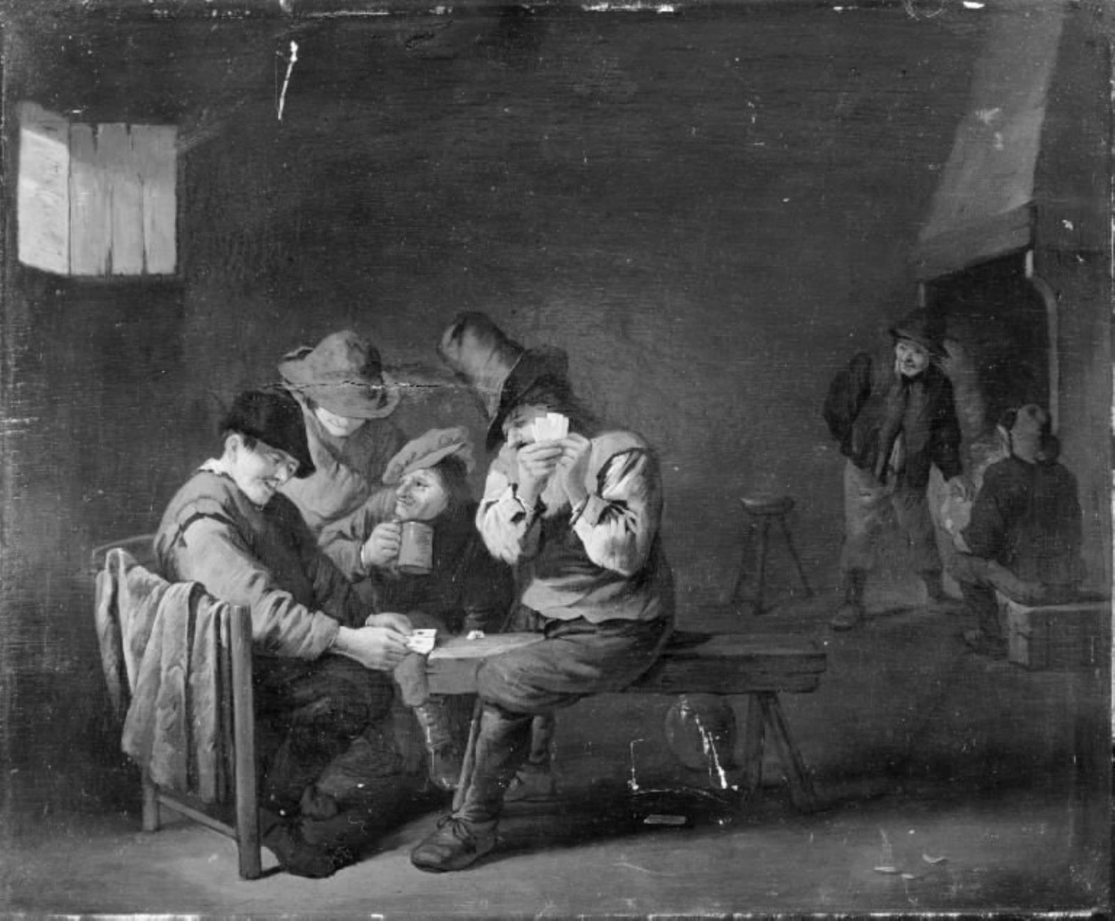 August Querfurt, Kortspillere