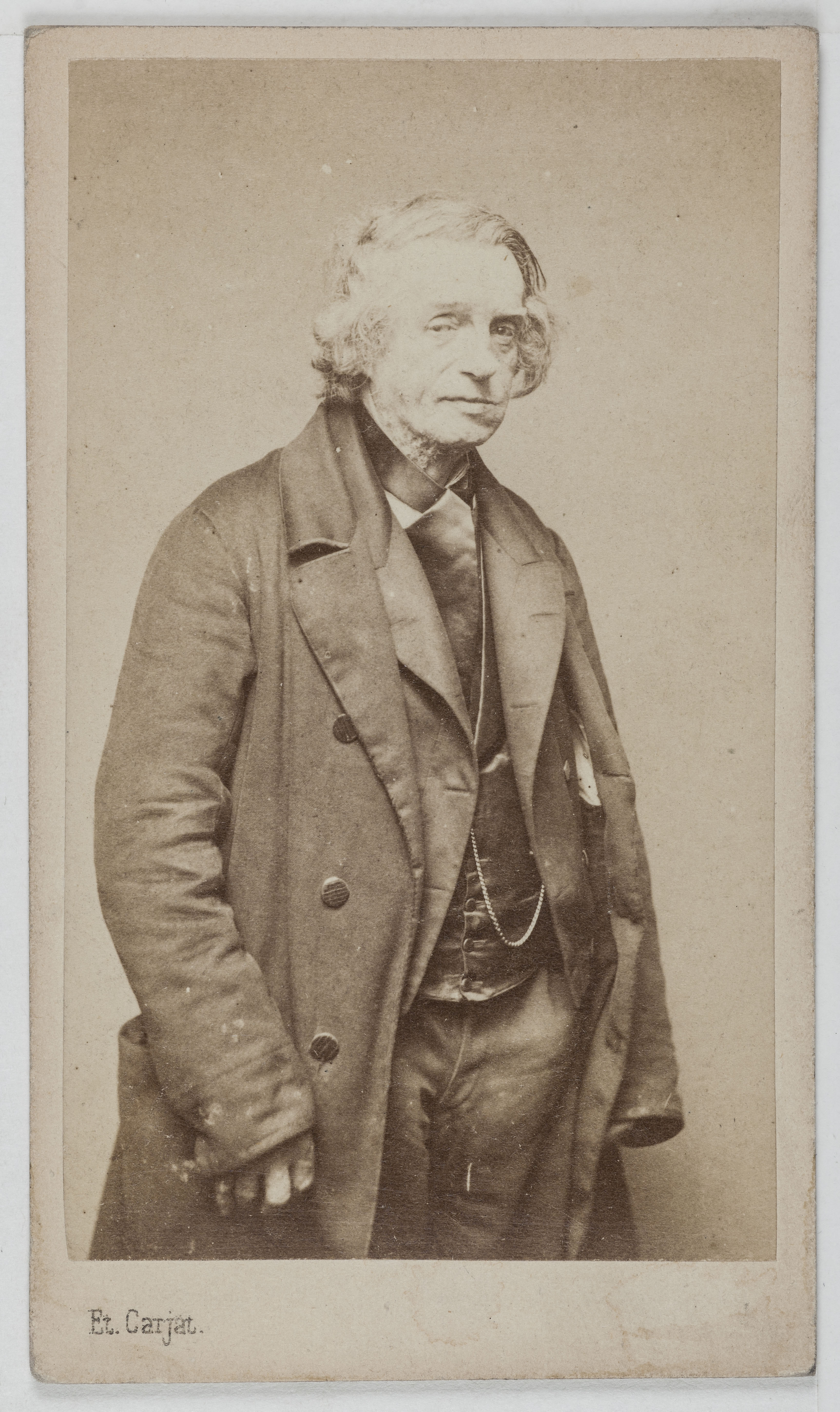 Carjat & Cie, Portrait d'Aimé Paris (1798-1866), professeur de musique et musicographe.