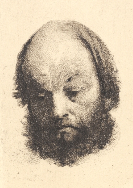 Frans Schwartz, Sortskægget mand, Garibaldi