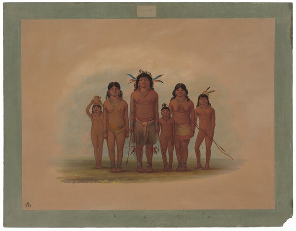 George Catlin, A Connibo Indian Family