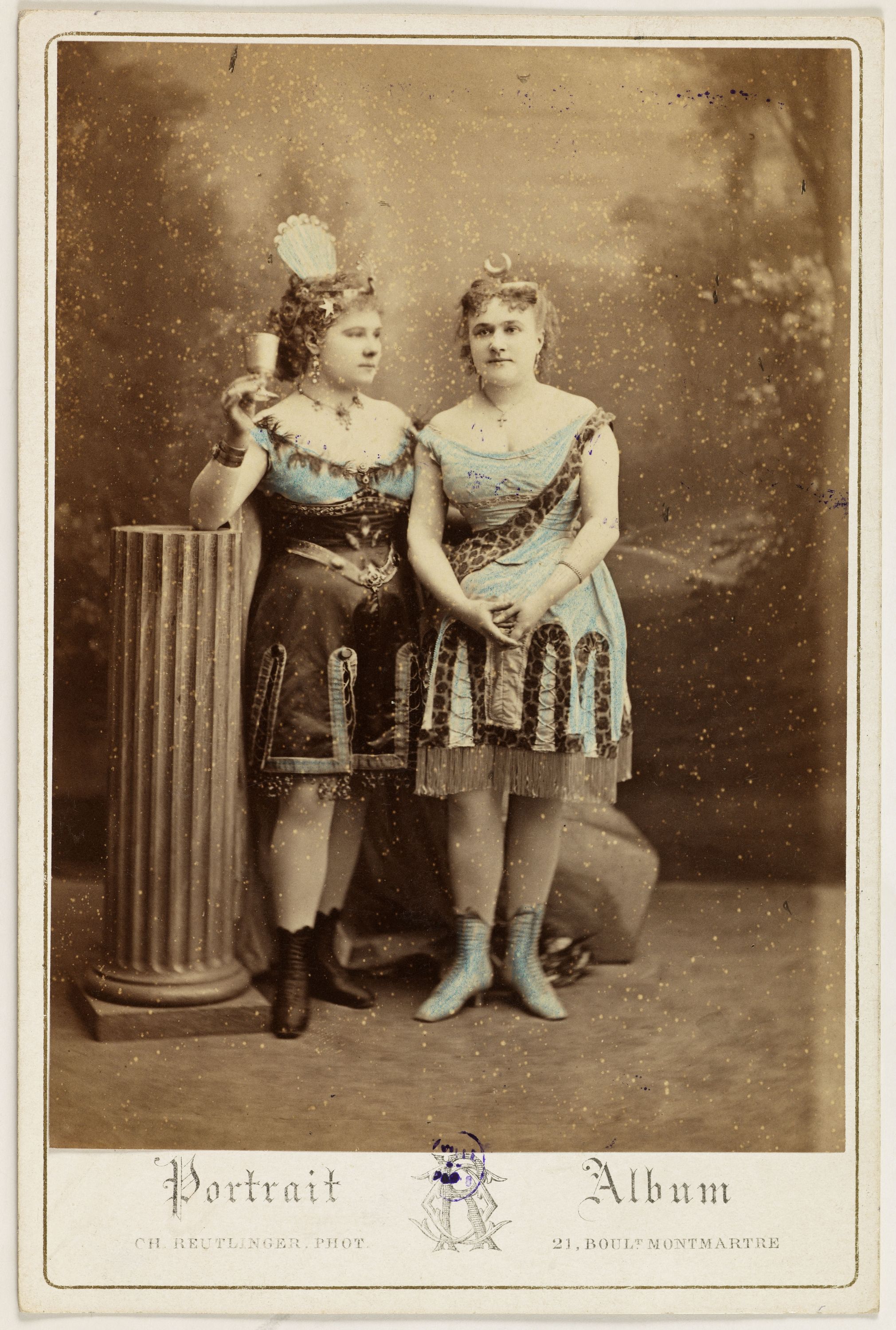 Charles Reutlinger, Portrait de Julia Baron et Ribeaucourt, actrices