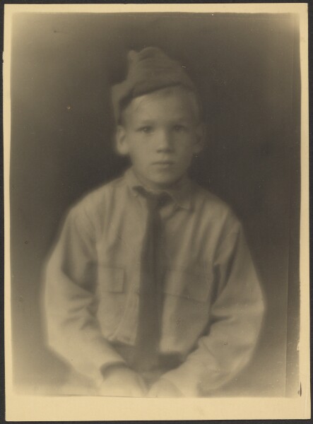 Louis Fleckenstein, [Boy Dressed as Soldier]