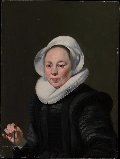 Thomas de Keyser, Portrait of a Woman with a Balance