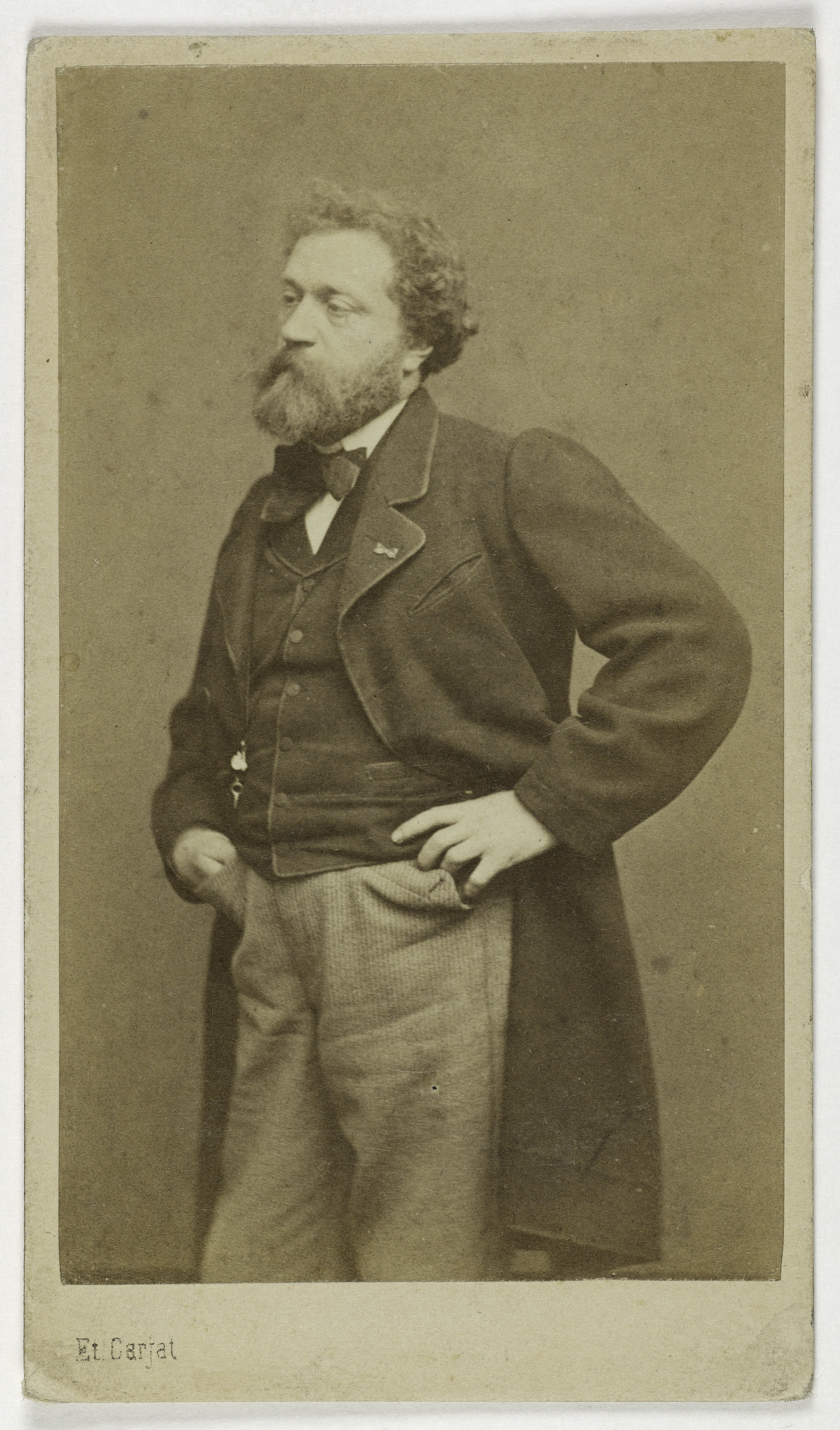 Carjat & Cie, Portrait de Jean Louis Hamon, (1821-1874), peintre