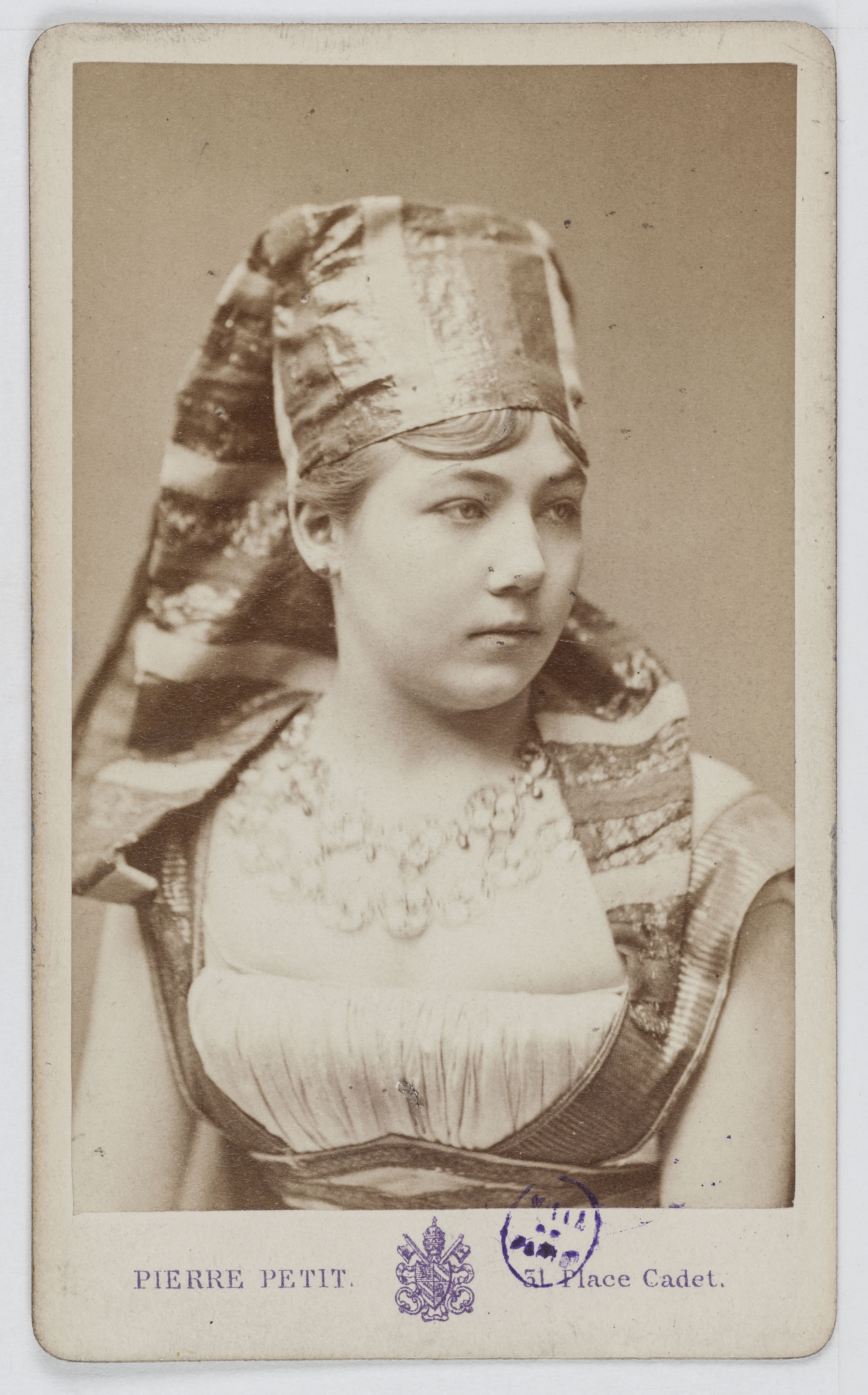 Pierre Petit, Portrait de Stilb, danseuse à l'Opéra en 1875-1876.