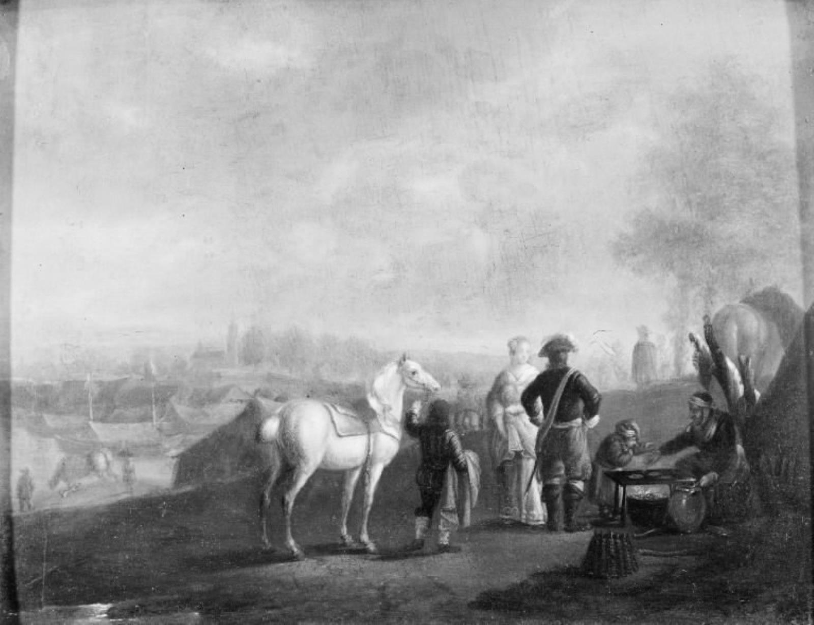 Philips Wouwerman, Dame og herre i samtale