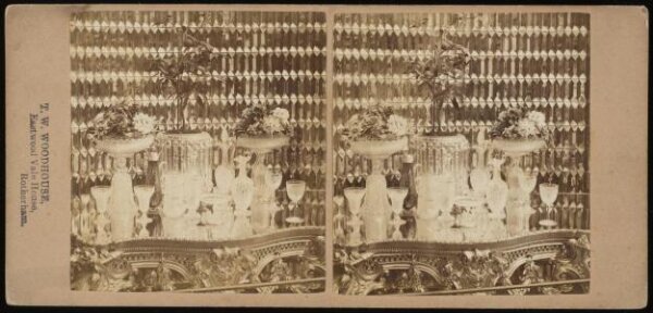 Unknown, Stereoscopic photograph of the Sultan's mirror by Defries