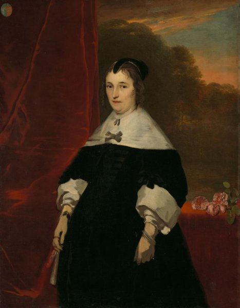 Jacob Adriaensz Backer, Portrait of Machtelt Bas (?-1681)